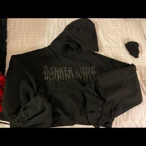 Dolls Kill cropped hoodie